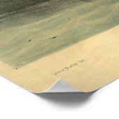 Oswego New York 1855 Antiek Panorama Poster (Hoek)