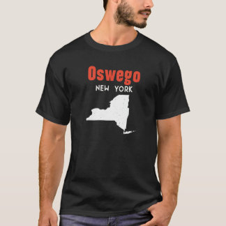 Oswego New York Verenigde Staten Amerika Reis New T-shirt
