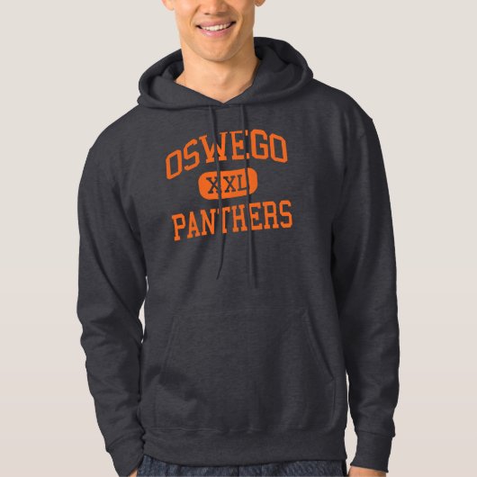 Oswego - Panthers - High School - Oswego Illinois Hoodie (Voorkant)