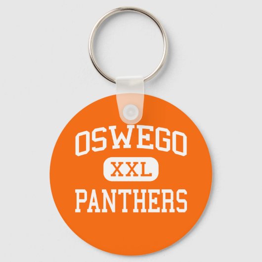 Oswego - Panthers - High School - Oswego Illinois Sleutelhanger (Voorkant)
