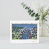 Oswego River, Locks, Harbour Entrance Briefkaart (Staand voorkant)