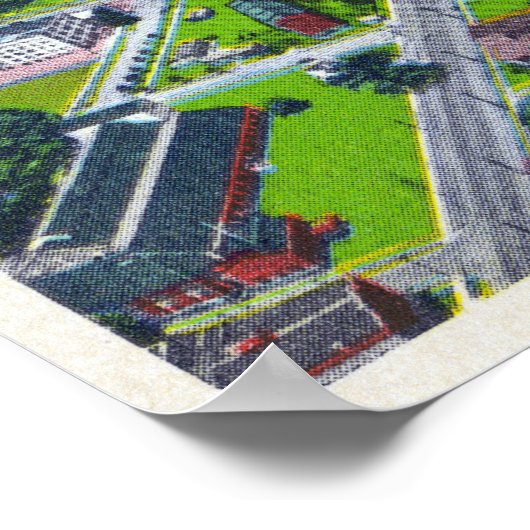 Oswego River, Locks, Harbour Entrance Poster (Hoek)