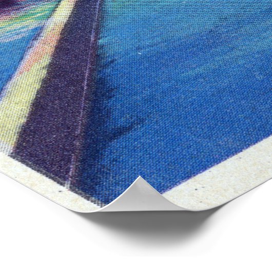 Oswego Uitzicht Canal Locks & Harbour Poster (Hoek)