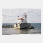 Oswego West Pierhead Lichte keukenhanddoek (Horizontaal)