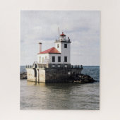 Oswego West Pierhead Light Legpuzzel (Verticaal)