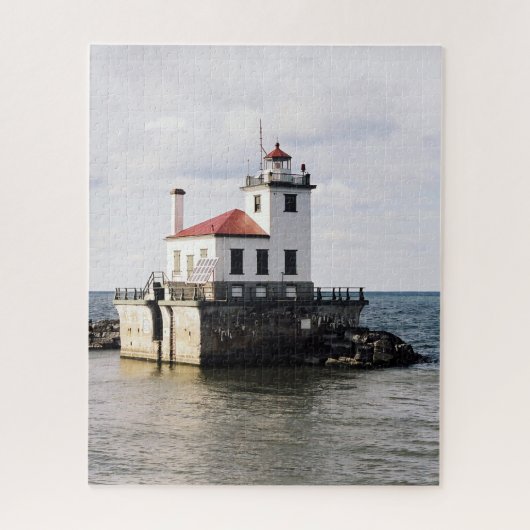 Oswego West Pierhead Light Legpuzzel (Verticaal)