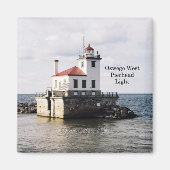 Oswego West Pierhead Light magnet (Voorkant)