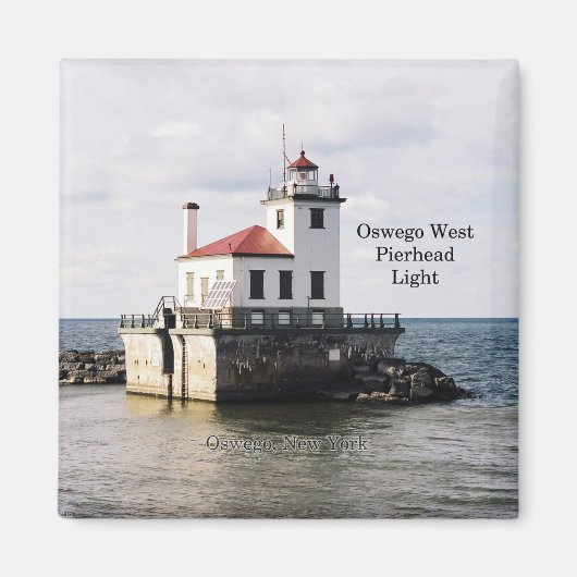 Oswego West Pierhead Light magnet (Voorkant)