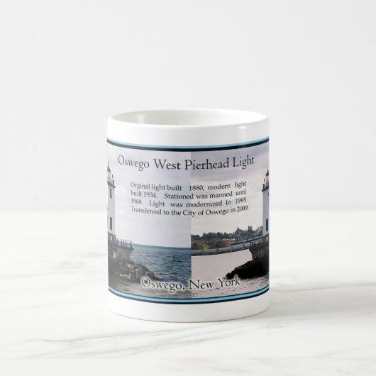 Oswego West Pierhead Light mok (Center)