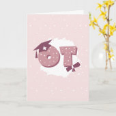 OT-Afstuderen voor ergotherapeut Kaart (Gele Bloem)