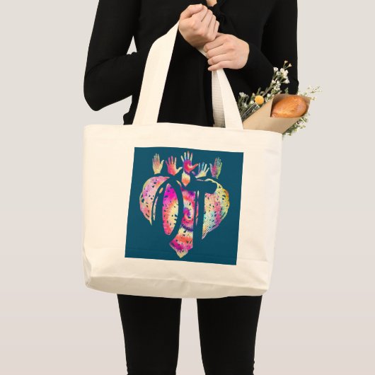 OT-beroeps- en bedrijfsgeneeskundige therapie Grote Tote Bag (Voorkant (product))