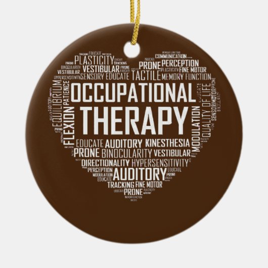 OT beroepsmatige therapie hartberoep Keramisch Ornament (Voorkant)
