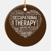 OT beroepsmatige therapie hartberoep Keramisch Ornament (Achterkant)