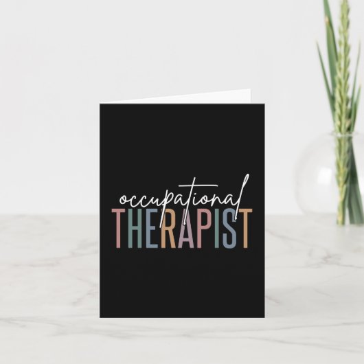 OT Beroepstherapie | Beroepstherapie Kaart (Voorkant)