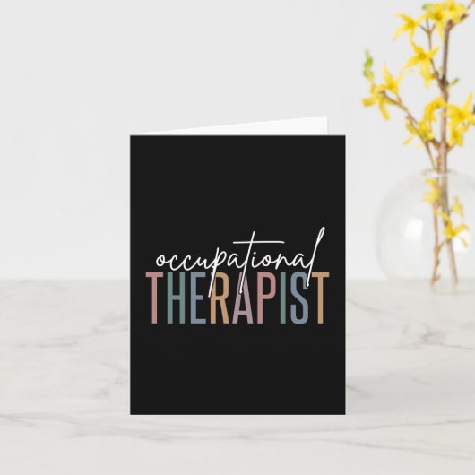 OT Beroepstherapie | Beroepstherapie Kaart (Gele Bloem)
