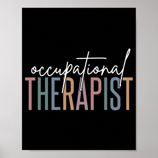 OT Beroepstherapie | Beroepstherapie Poster (Voorkant)