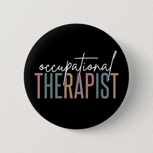 OT Beroepstherapie | Beroepstherapie Ronde Button 5,7 Cm (Voorkant)