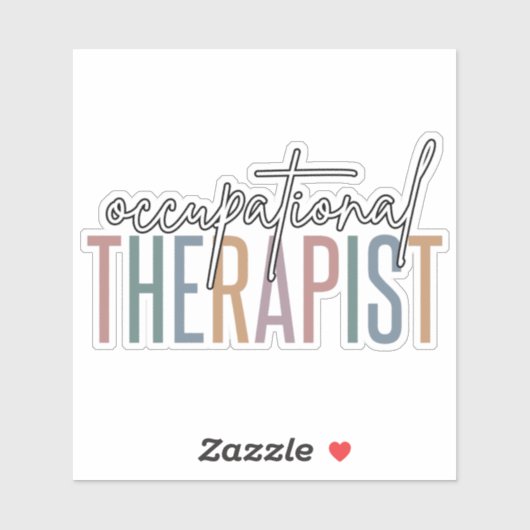 OT Beroepstherapie | Beroepstherapie Sticker (Vel)