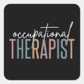 OT Beroepstherapie | Beroepstherapie Vierkante Sticker (Voorkant)