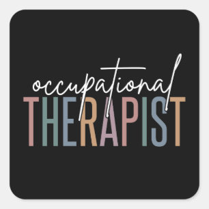 OT Beroepstherapie   Beroepstherapie Vierkante Sticker