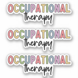 OT Beroepstherapie | Beroepstherapist Sticker