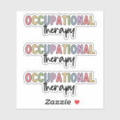OT Beroepstherapie | Beroepstherapist Sticker (Vel)