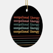 OT: Beroepstherapie-retrant-school-student Keramisch Ornament (Rechts)