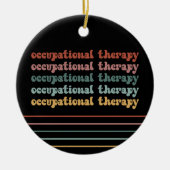OT: Beroepstherapie-retrant-school-student Keramisch Ornament (Voorkant)