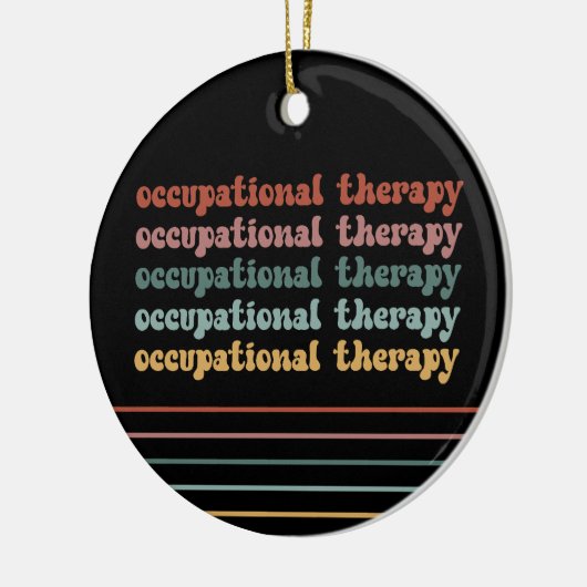 OT: Beroepstherapie-retrant-school-student Keramisch Ornament (Links)