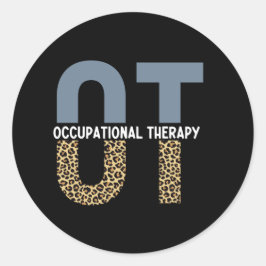 OT Bezettingstherapie bij cadeautjes voor studente Ronde Sticker
