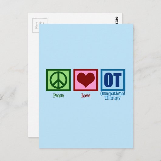 OT blauw Briefkaart (Voorkant / Achterkant)