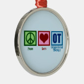 OT blauw Metalen Ornament (Rechts)
