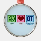 OT blauw Metalen Ornament (Voorkant)