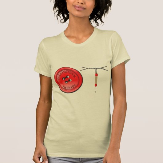 OT Button en Zipper T-shirt (Voorkant)