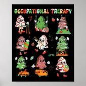 Ot Christmas Occupational Therapy Therast Merry Ot Poster (Voorkant)