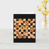 OT ergotherapeut Thanksgiving val Kaart (Gele Bloem)