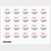 OT hart Ronde Sticker (Vel)