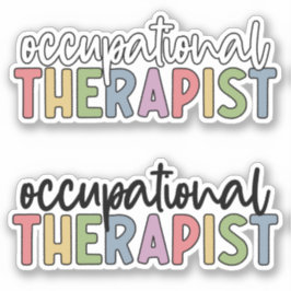 OT Inkationele Therapist kleurrijk Sticker