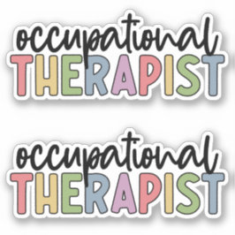 OT Inkationele Therapist kleurrijk Sticker