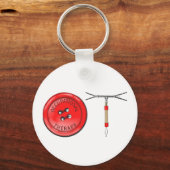 OT Knop en Rits Sleutelhanger (Voorkant)