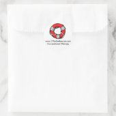 OT naar de Rescue Ronde Sticker (Tas)