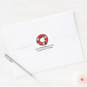 OT naar de Rescue Ronde Sticker (Envelop)