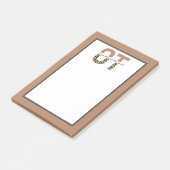 OT: Occupational Therapist Cheetah leopard print Post-it® Notes (Schuin)