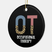 OT: Occupational Therapy Future OT Cheetah print Keramisch Ornament (Links)