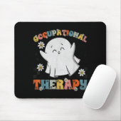 Ot Occupational Therapy Halloween Retro Ghost Ot H Muismat (Met muis)