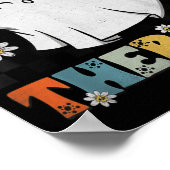 Ot Occupational Therapy Halloween Retro Ghost Ot H Poster (Hoek)