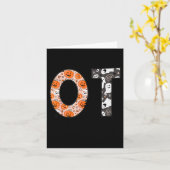 Ot Occupational Therapy Therast Halloween Ota Soky Kaart (Gele Bloem)