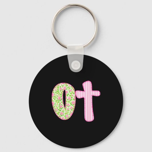 Ot Preppy Occupational Therapy, Boho Cota Girly Co Sleutelhanger (Voorkant)