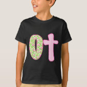 Ot Preppy Occupational Therapy, Boho Cota Girly Co T-shirt (Voorkant)