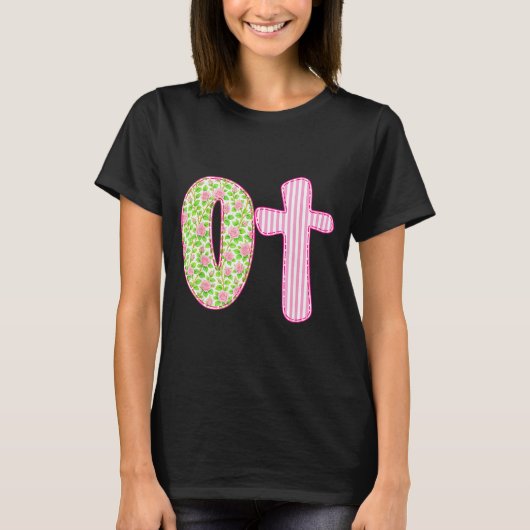 Ot Preppy Occupational Therapy, Boho Cota Girly Co T-shirt (Voorkant)